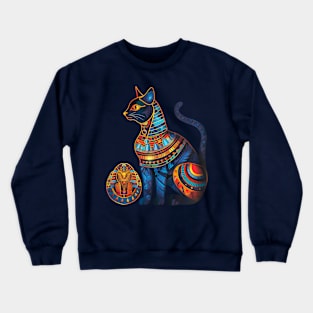 Egyptian cats. Sphinx Crewneck Sweatshirt